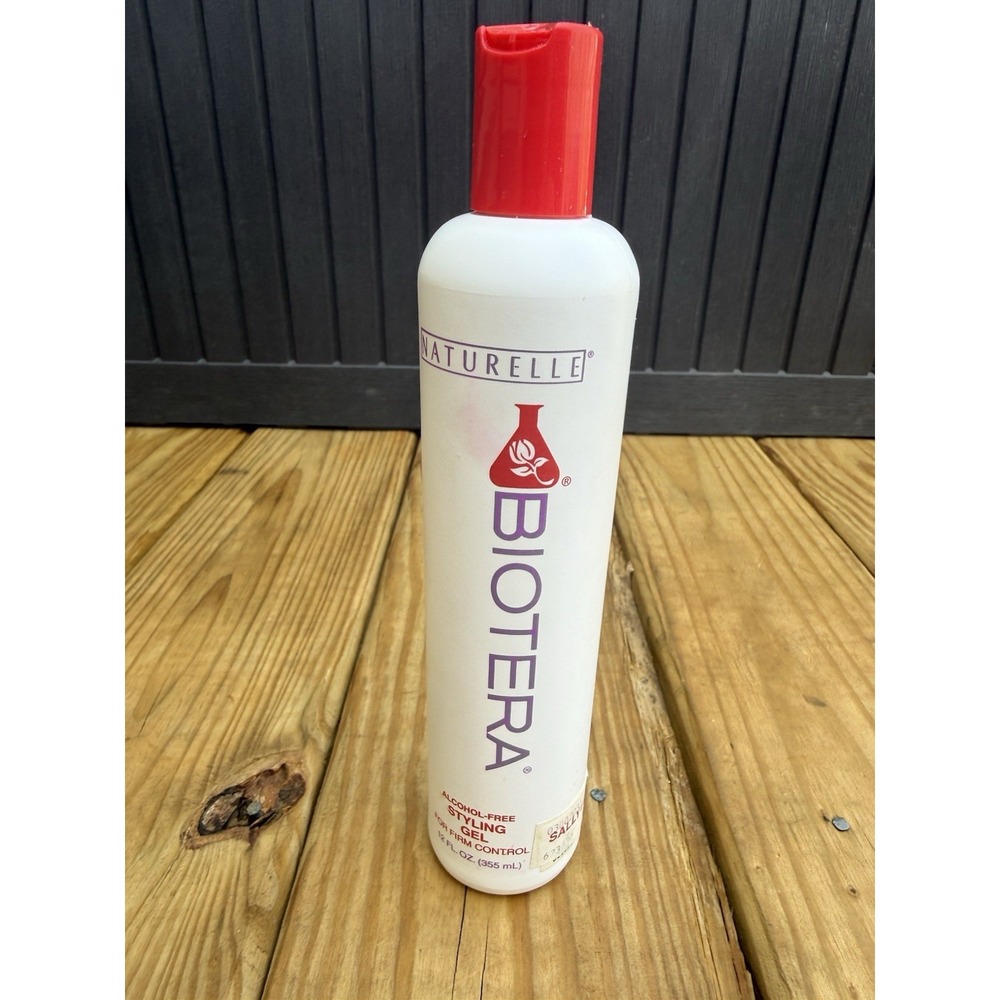 Vintage 1997 Naturelle Bioterra Alcohol Free Styling Gel 40% Full Movie Prop